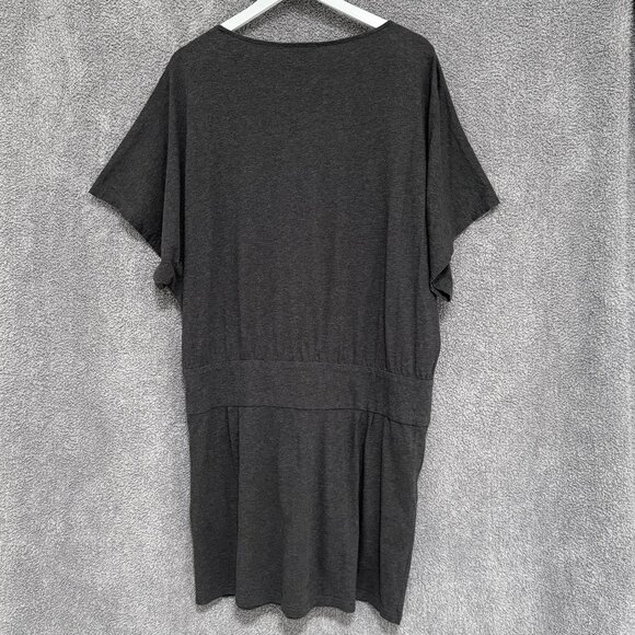Adam Lippes dolman sleeve Peruvian Pima cotton jersey drop-waist dress - Picture 4 of 7